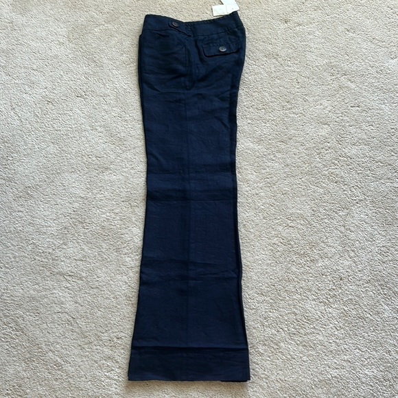 J. Crew | Linen Navy Pants Trousers | 0 - Picture 5 of 9